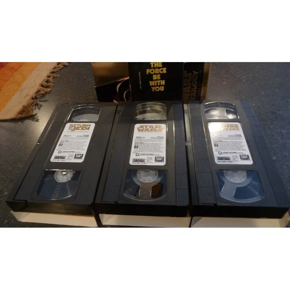 Star‎ Wars Trilogy (VHS, 1997, Special Edition) Gold Box DIGITAL THX